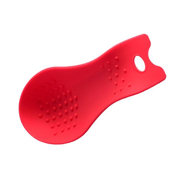 

non slip accessories heat resistant tray spoon mat kitchen home soft silicone