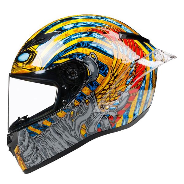 

full face motorcycle helmet for racing cobra painting casco de moto capacete motocross off road dot approved