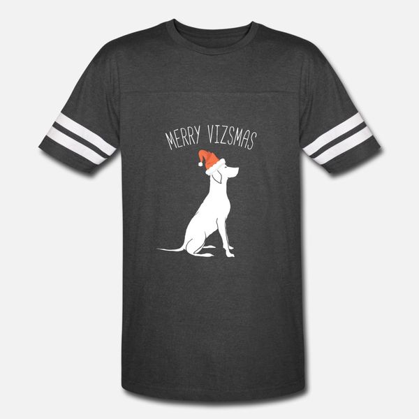 

vizsla dog lover xmas christmas hunting dog t shirt men design 100% cotton plus size 3xl clothing cute authentic spring leisure shirt