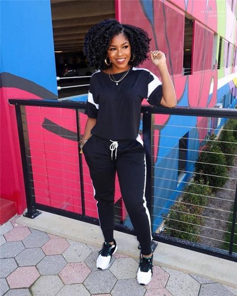 

outfits sport female clothing women tracksuit panelled printed long sleeve womens two piece, Gray