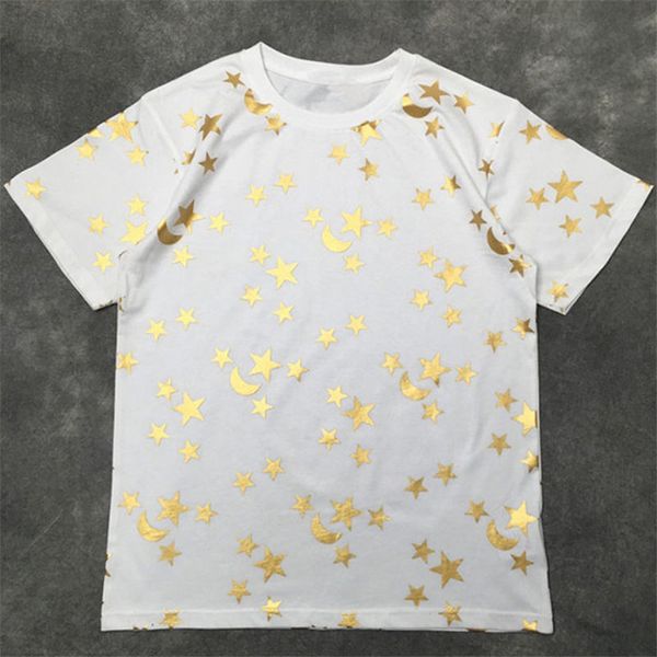 

уличная мода известные mens t shirt 20ss высокого качества звезды печать пуловер поло с коротким рукавом рубашки мужчины женщины пары стилис, White;black