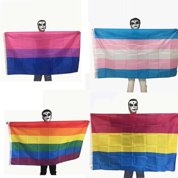 

rainbow flag colorful lgbt pride flags lesbian gay bisexual transgender lgbt pride friendly banners festival party decoration vt1456