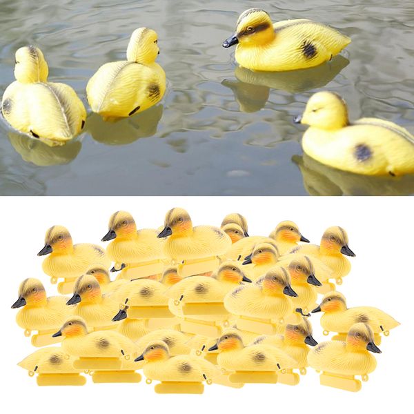 

50x cute baby duckings floating приманка утка mallard пруд koi орнаменты