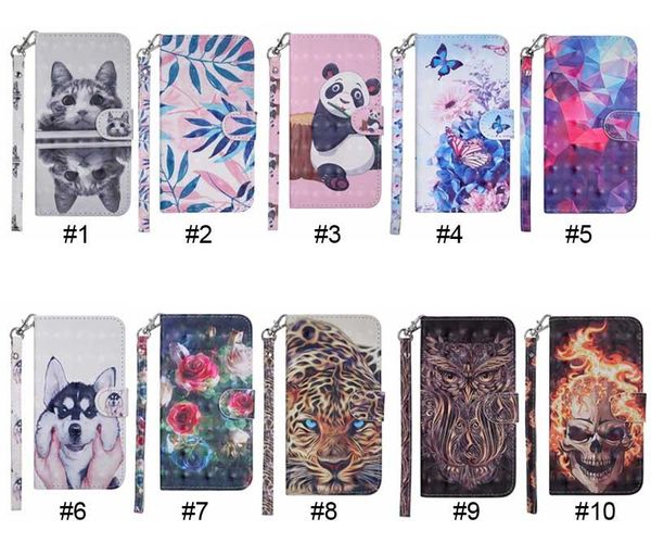 

cgjxs3d print animal flip wallet leather cover case for huawei p30 p20 p10 pro lite mate10 mate20 lite y9 2019 y6 y5 2018