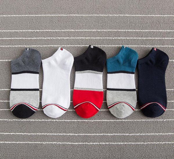 

men's socks 10pairs/lot cotton men fashion wholesale summer casual bussiness striped breathable sweat absorb jacquard ankle, Black