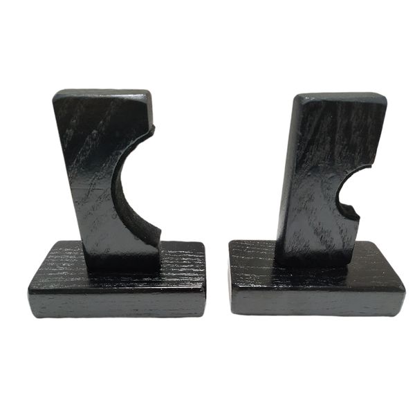 

2pcs baseball bat display rack smooth solid wood wall mounted craft storage
