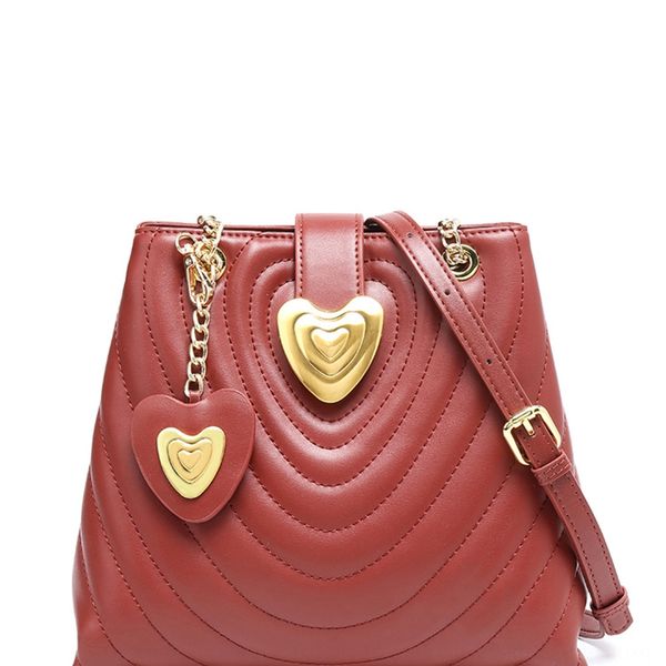 

small ck bride xin niang bao ai xin bao love wedding women's new fashion large capacity bucket bag shoulder crossbody women's bag