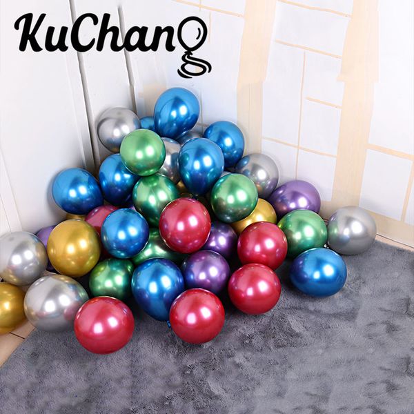 

10/20pcs 5inch chrome metallic latex balloons globos wedding baby happy birthday party decoration supplies