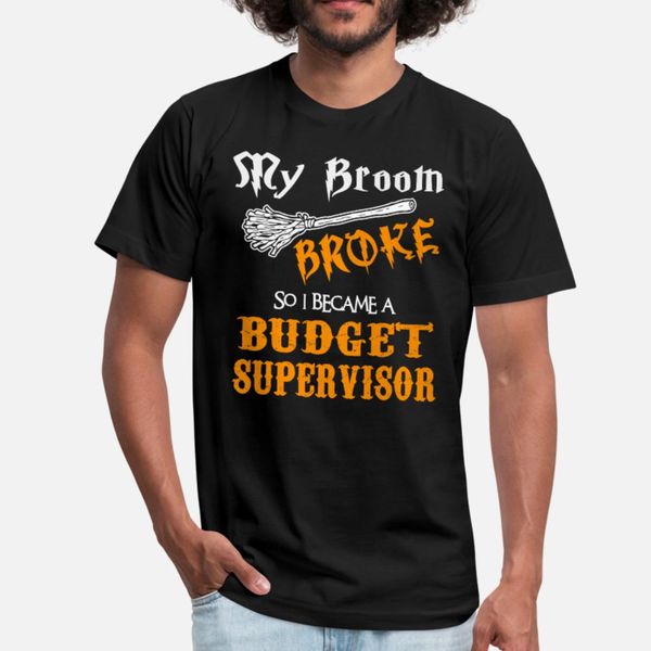 

budget supervisor t shirt men printed short sleeve s-3xl gents crazy funny casual spring leisure shirt