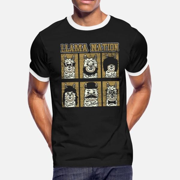 

llamas t shirt men character tee shirt s-xxxl vintage fit comical spring natural shirt