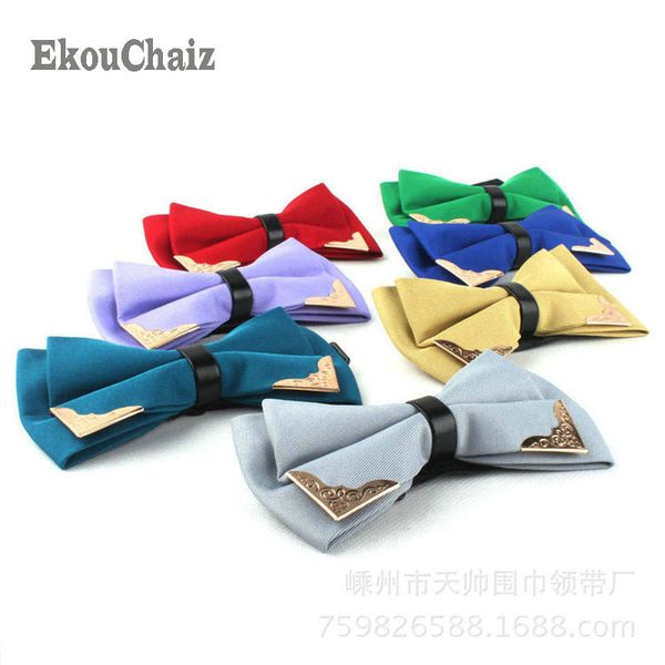 

2020 fashion christmas pajaritas bowtie bespangled noeud papillon homme bow ties wedding neckwear la corbatas butterfly gravatas, Blue;purple