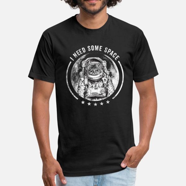 

cat astronaut outer space kitty moon funny saying t shirt men famous short sleeve crew neck trend famous building spring autumn shirt