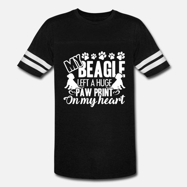 

beagle tee shirt t shirt men custom cotton round collar solid color cute casual spring autumn family shirt
