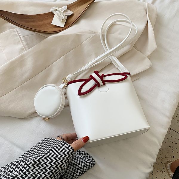 

pu leather bucket bags crossbody bags for women 2020 mini shoulder messenger bag sac a main femme lady travel totes