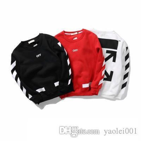 

new mens sweatshirts graffiti arrow stripe speed belt long sleeve pullover sweater men and women couples tide brand hoodies, Black