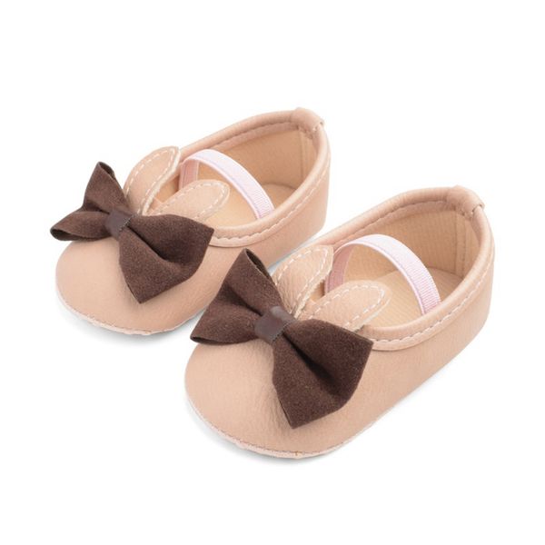 

new toddler baby girls bow shoes pu leather shoes soft sole crib spring autumn first walkers 0-18m