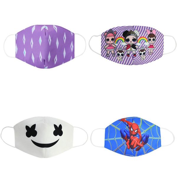 

children barbijos mask mouth mask kids cloth kid for cartoon face mask breathing youth cotton puuvill masks for cubrebocas uemoj toys2008, Black