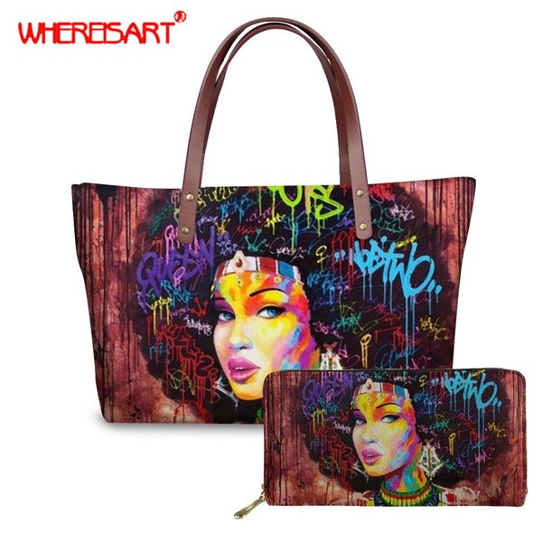 

whereisart african american woman handbags women bags bags for women shoulder bag with purse bolsa feminina sac main