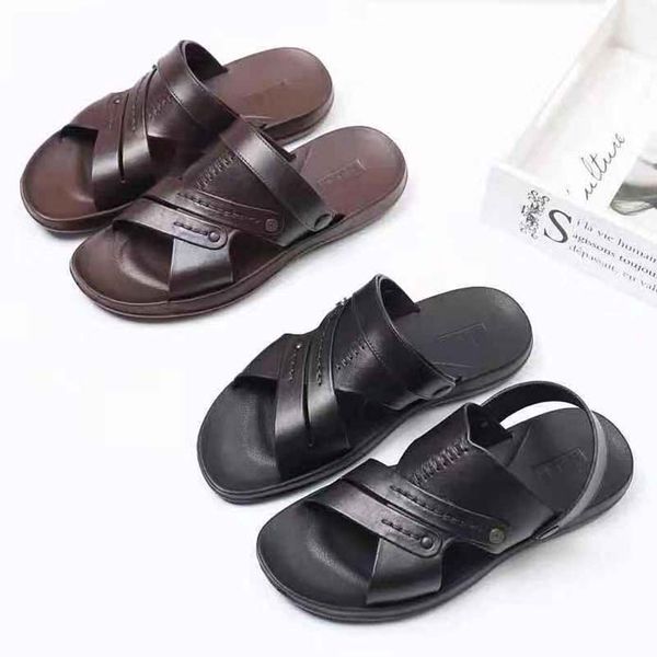 

fashion women sandals summer flats real leather platform rsandals flats shoes sandal slipper ladies beach shoes shoe008 p87, Black