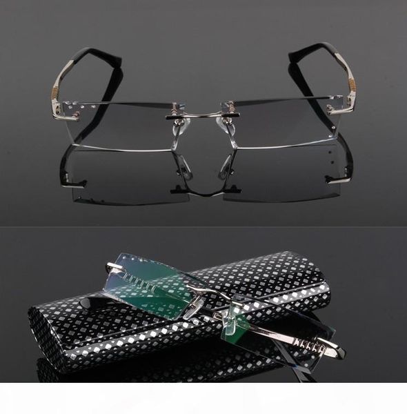 

24k pure titanium commercial eyeglasses frame diamond cutting edges eyewear frame decorations optical glasses, Silver