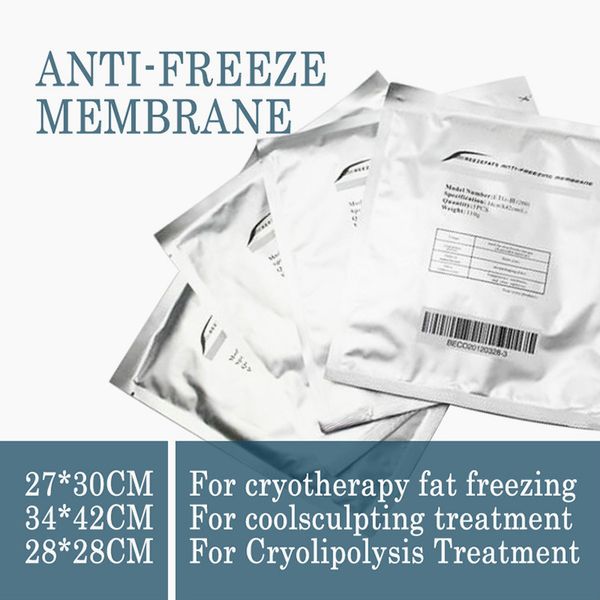 

20pcs 27*30cm 34*42cm anti-ing membrane for cryo slimming salon equipment use fat e pad anti ing membrane cryo cool pad