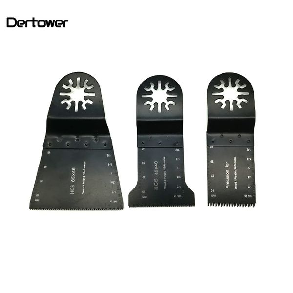 

3pcs/set oscillating multitool hcs 32 45 65 mm e-cut saw blade fits for multimaster renovator bosch multifunction power tools