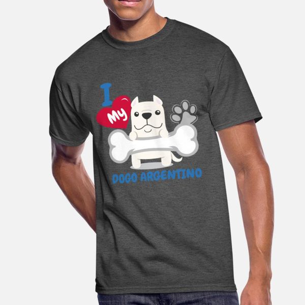 

dogo argentino dog lover t shirt men designer 100% cotton size s-3xl kawaii famous funny spring autumn novelty shirt