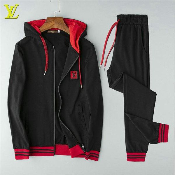 

nice 2020 осень и зима мужчины костюмы на открытом воздухе casual кардиган брюки изысканный комфортабельный двухкомнатный часть костюма, Gray