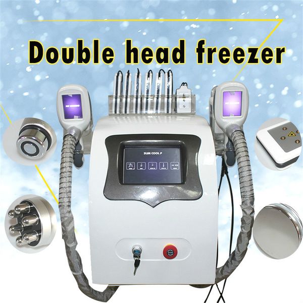 

portable 5 in 1 criolipolisis fat ing machine 40khz cavitation body rf 8 pad lipo laser slimming machine