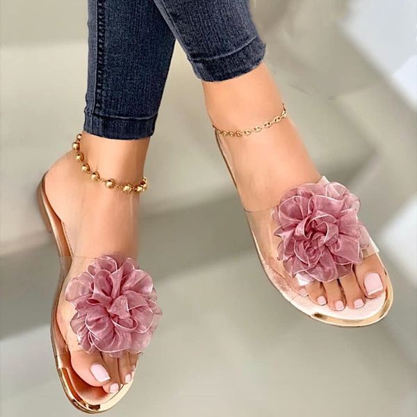 

blwbyl women 2020 new fashion summer casual shoes ladies beach transparent slippers female footwear size 35-43, Black