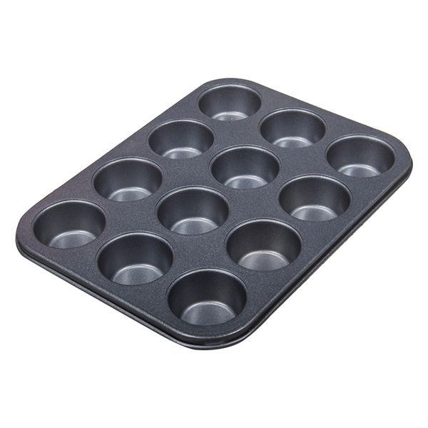 

12 holes muffin pan cups bakeware non stick cupcake mould rectangle baking tray