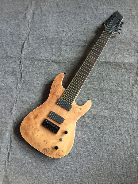 

8 strings electric bass guitar maple body 24 frets black hardware china made bass