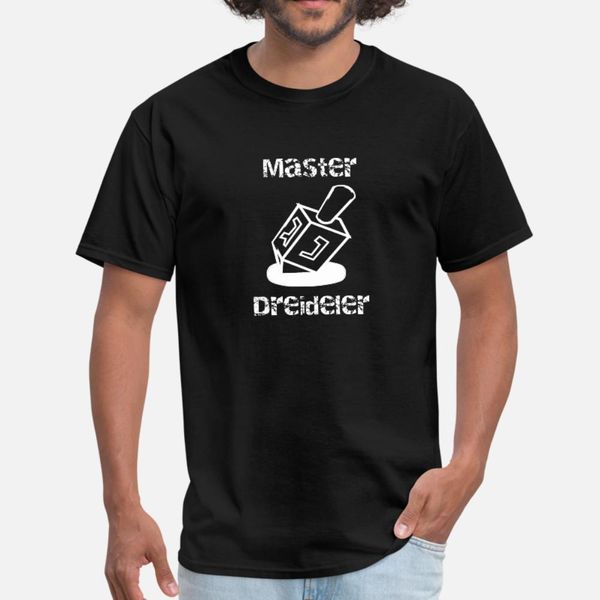 

hannukah master dreideler funny jewish dreidel t shirt men printed 100% cotton round collar cool fit basic summer style kawaii shirt