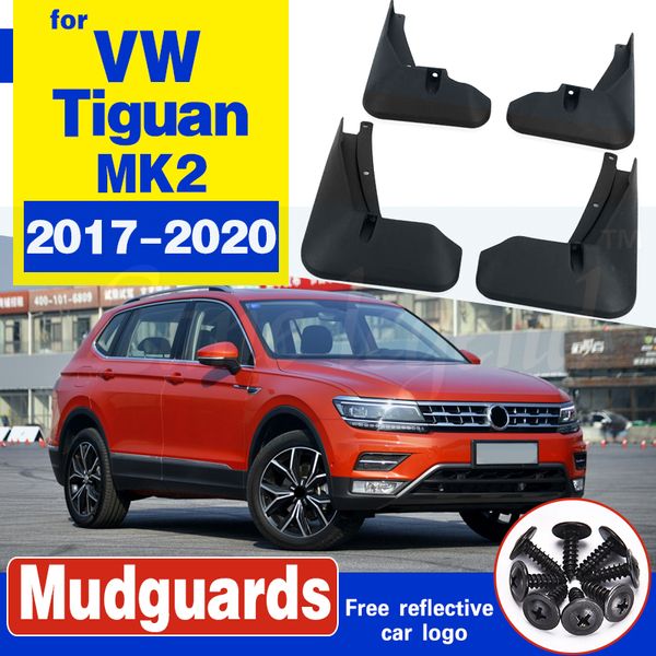 

set molded mud flaps for vw tiguan 2 mk2 2016 2017 2018 mudflaps splash guards front rear mud flap mudguards fender kit