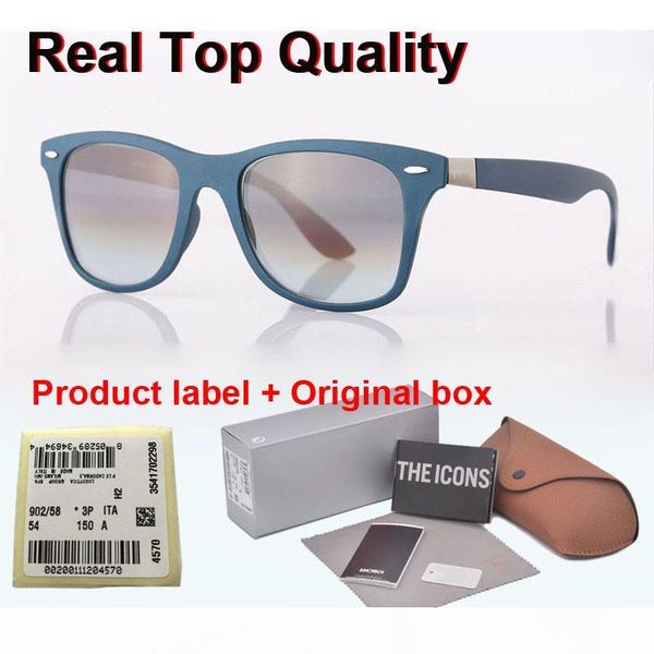 

new arrival classic brand design sunglasses men women plank frame metal hinge uv400 glass lens retro eyewear with retail box and label, White;black