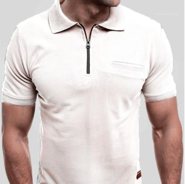 

стенд воротник летняя одежда mens quick dry классический polos summer дизайнерские повседневные сплошные с короткими рукавами футболки, White;black