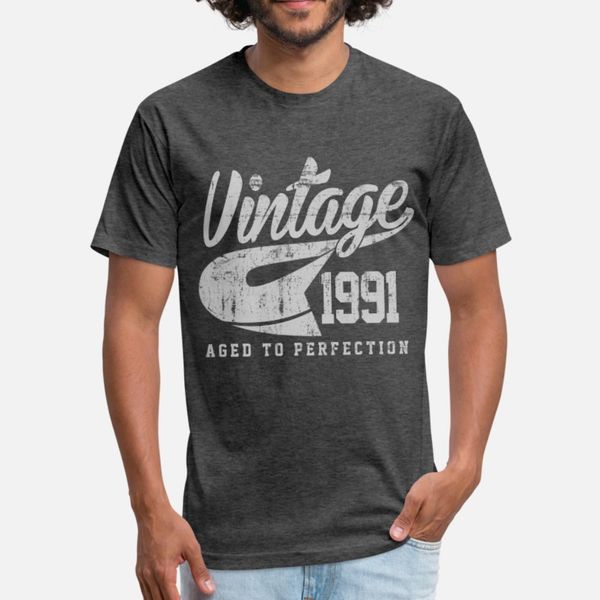

vintage 1991 t shirt men custom tee shirt size s-3xl anti-wrinkle comical spring autumn family shirt