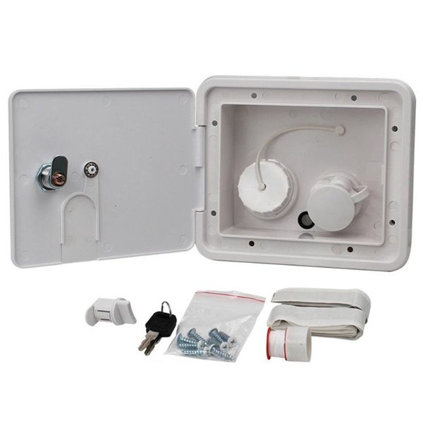 

controllable professional integrated fill refit accessories caravan with keys screws dish hatch lock gravity city rv water inlet