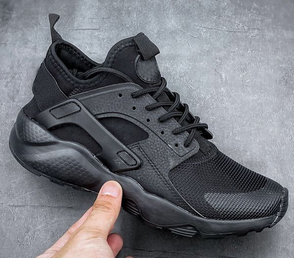

2020 latest huarache run premium 40-46 highest quality men shoes women chaussures de designer sports running chaussures platform, Black