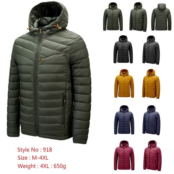 

men's winter warm outdoor down jacket fashion 1on8k7ce, Black