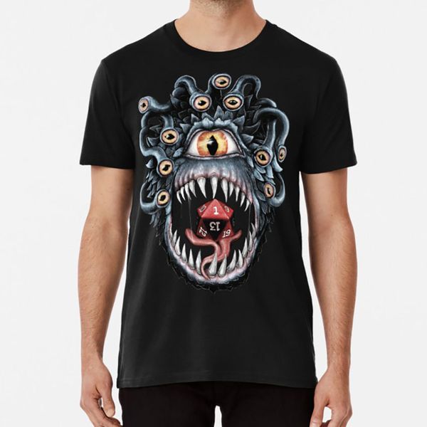 

in the beholder d20 t shirt dice d20 critical dnd rpg roleplaying role playing tabletable game