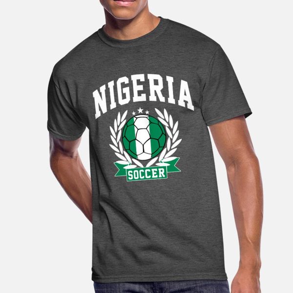 

nigeria_soccer t shirt men custom tee shirt s-xxxl solid color crazy fashion summer style kawaii shirt
