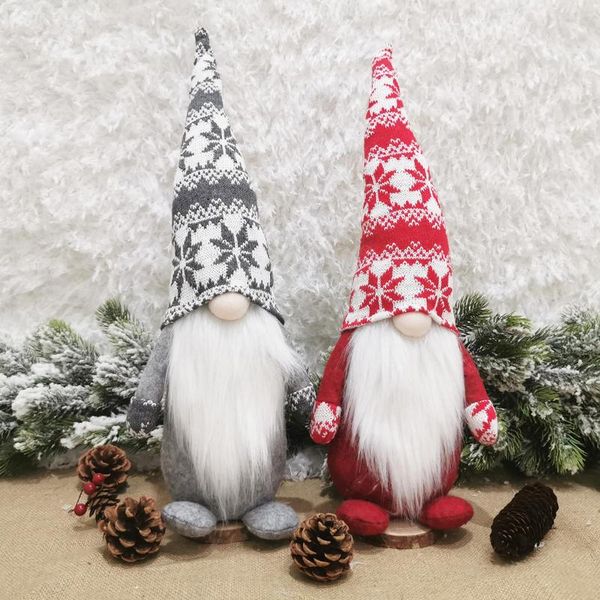 

christmas handmade faceless swedish santa plush gnome doll toys xmas gift party ornaments santa claus doll new year decorations