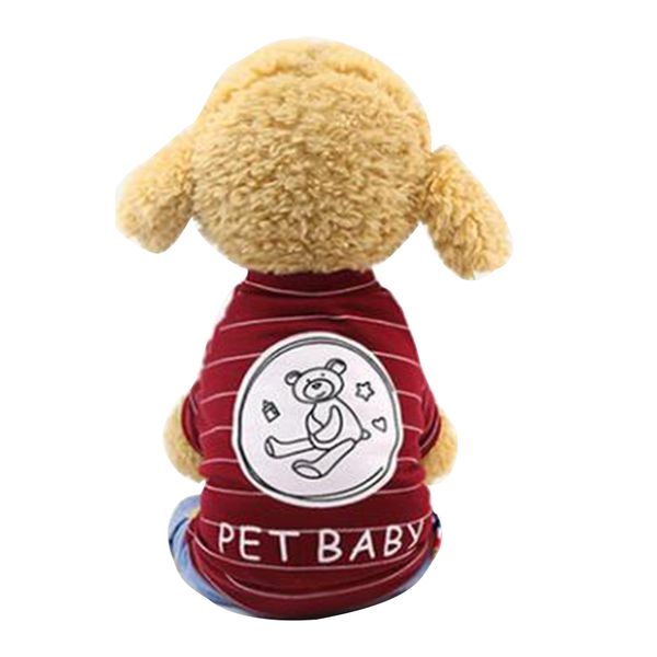 

pet coat cute lovely summer dog clothes four legged easy clean jump suit fashion