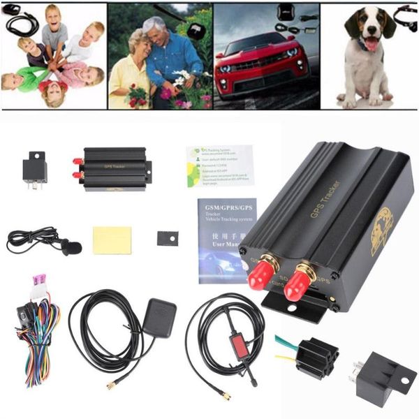 

newreal-time gsm/gprs tracking google map link track vehicle car gps tracker 103a tk103 gps103a real time tracker 3689