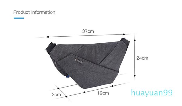 

new- gun bag crossbody shoulder bags men personal close-fitting messenger bag versatile travel bags