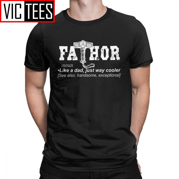 

man fathor thor t-shirts for men dad daddy definition fathers day gift funny cotton tees t shirt sarcastic clothes