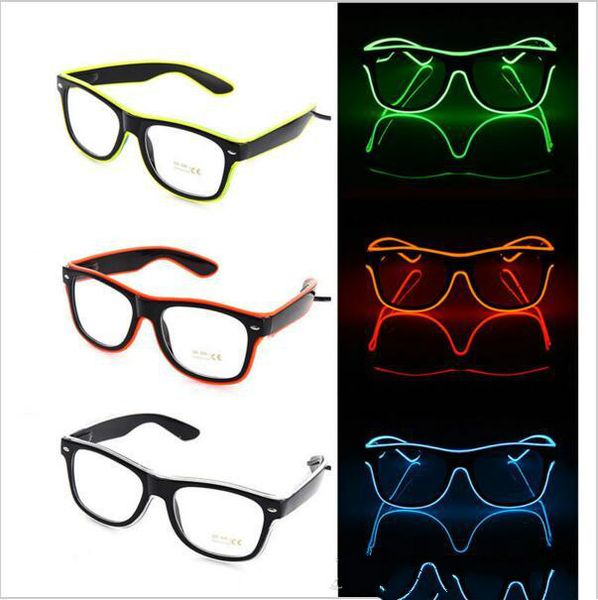 

women sunglasses neon led light up shutter shaped glow sun glasses rave costume party dj bright sunglasses, White;black