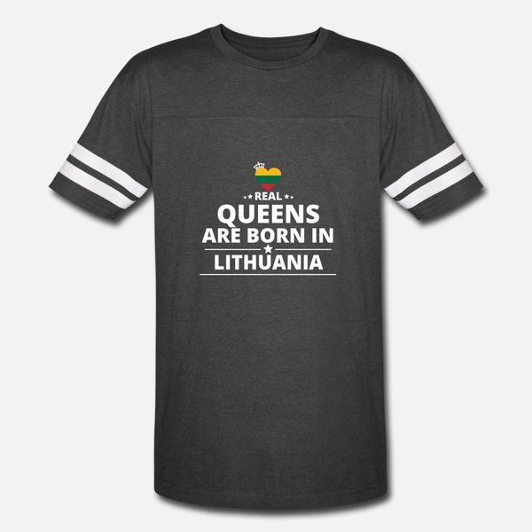 

queens from geschenk i love lithuania t shirt men personalized 100% cotton round collar normal loose casual summer style natural shirt