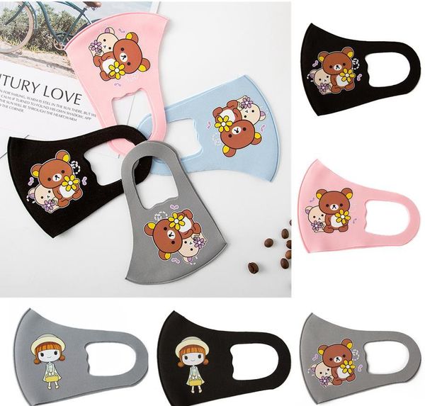 

celebrity mask ice breathable cleaning fashion face dust-proof face children designer thin mask black in silk stock sunscreen homeindustry
